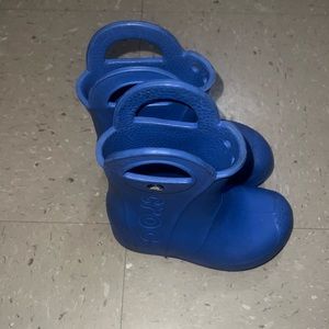 Crocs Blue Rubber Rainboots
